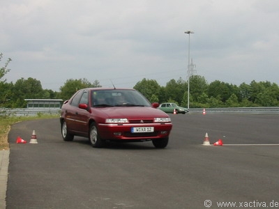 Xantia ACTIVA beim Fahrsicherheitstraining